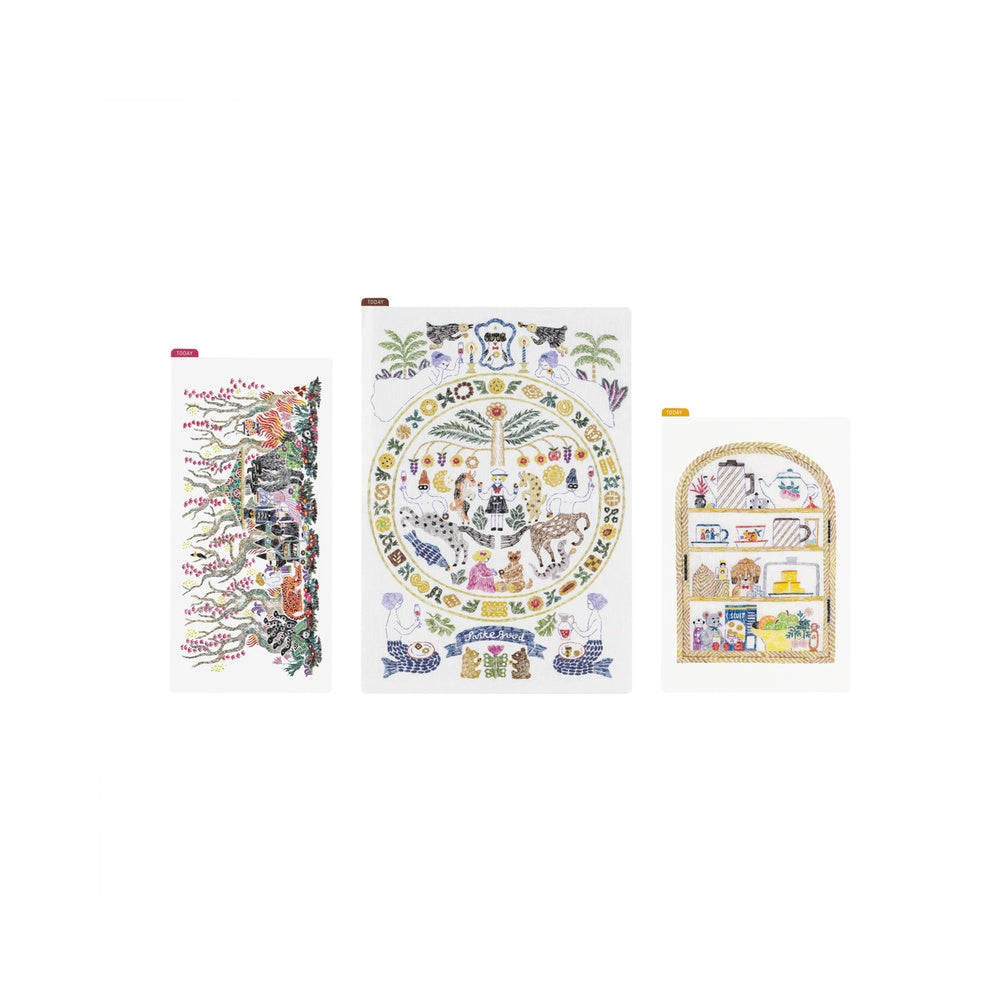 Hobonichi A6 Pencil Board - iyo okumi: Happy Tea Time - Teapot Shelf