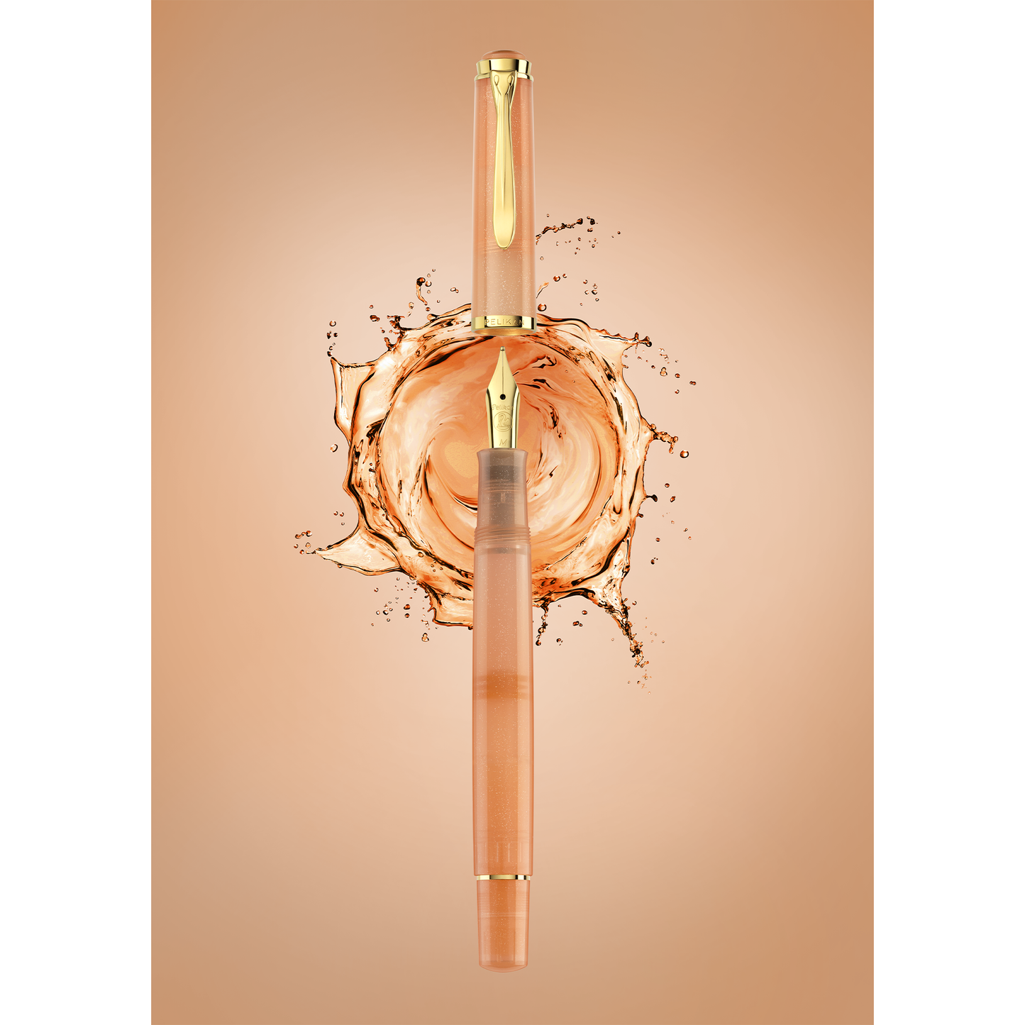 Pelikan Classic M200 Series Fountain Pen and Gift Set - Ink of the Year - Apricot Achat (Special Edition)
