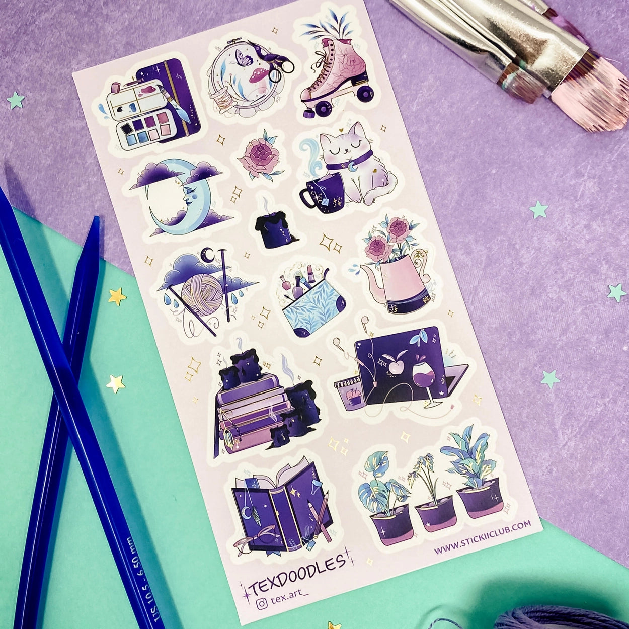 Faire Stickii Sticker Sheet - The Magic of Self-Care