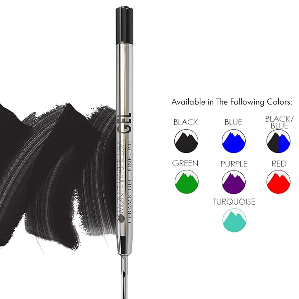 Parker Capless Gel Refill by Monteverde USA® - Black (2 ea)