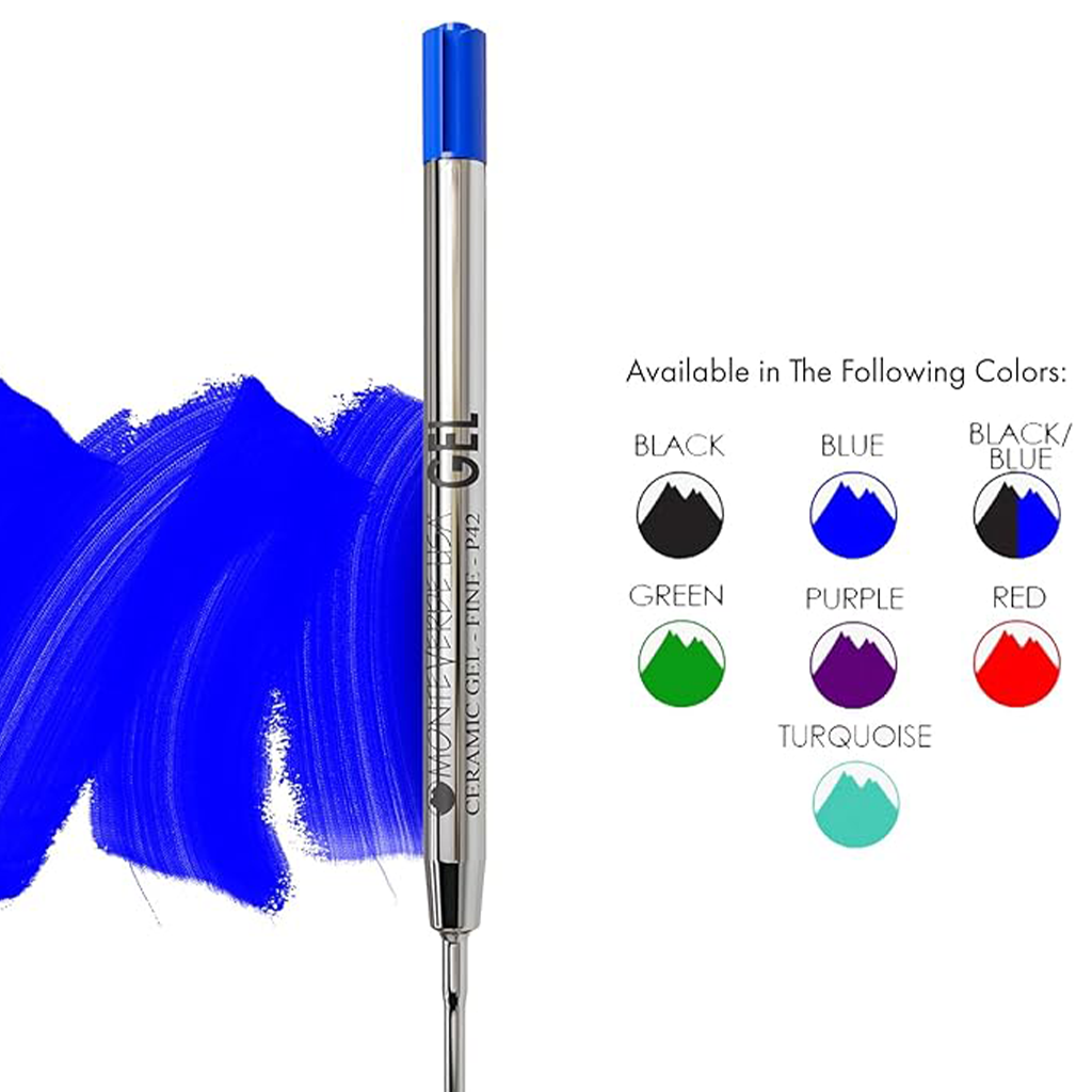 Parker Capless Gel Refill by Monteverde USA® - Blue (2 ea)