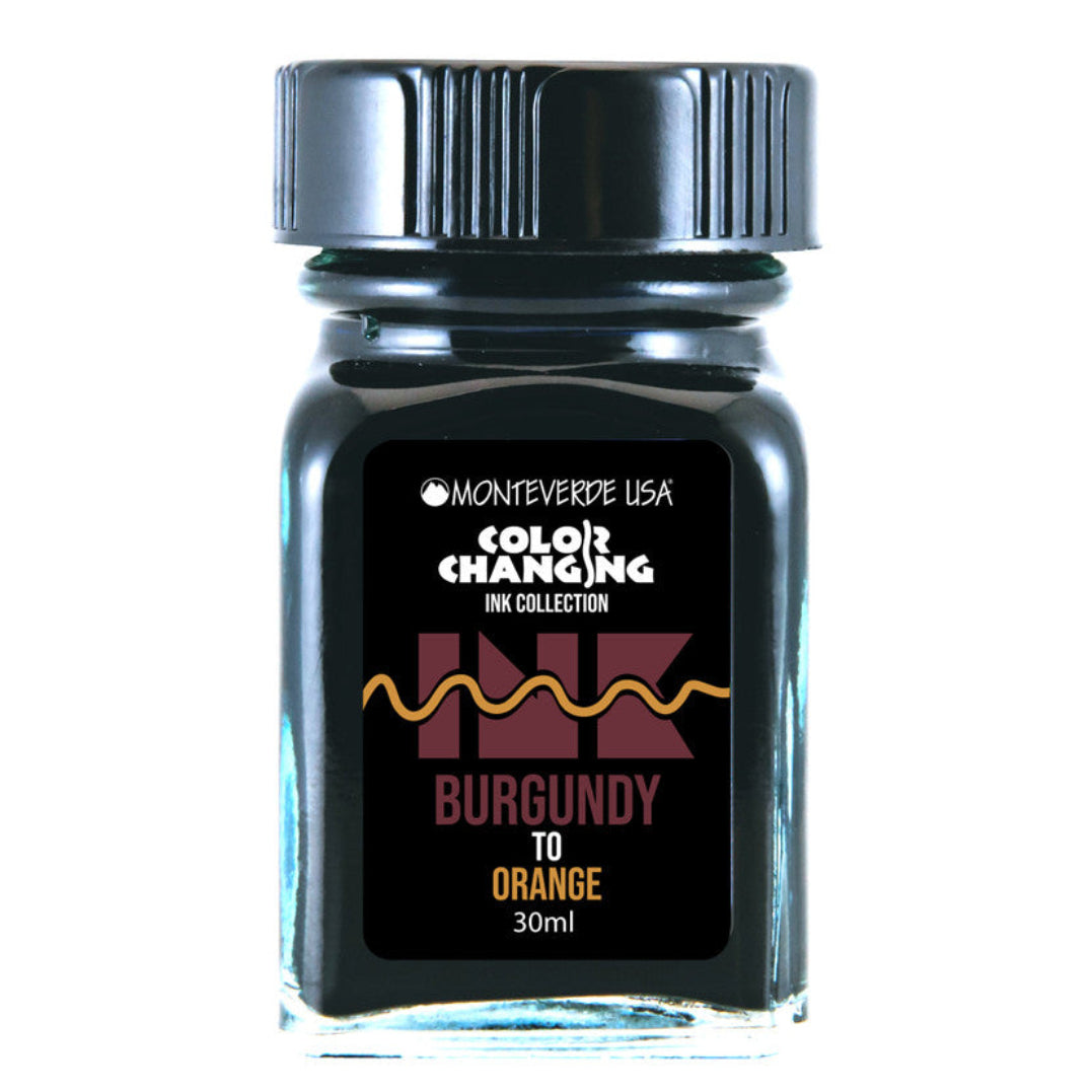 Monteverde Burgundy to Orange (30ml) Bottled Ink (Color Changing Ink)