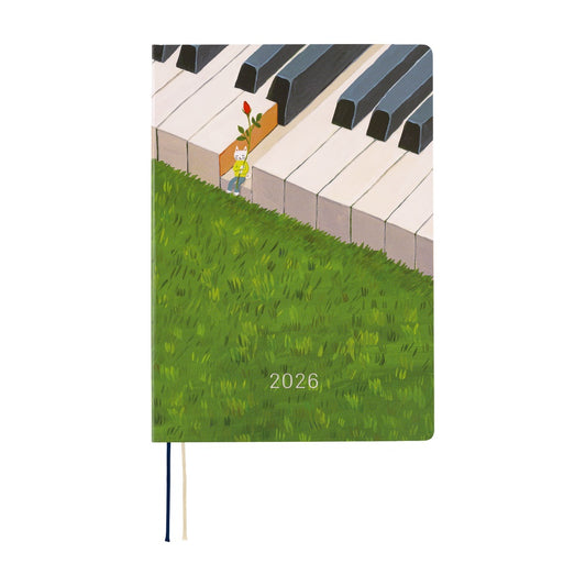Hobonichi 2026 A5 Techo HON - Hiroko Kubota: Waiting on the Chord