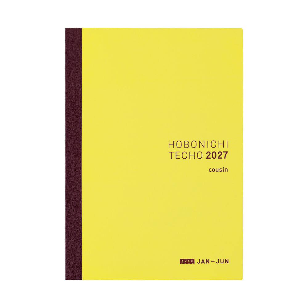 Hobonichi 2027 A5 Techo Cousin Avec Book - Set of 2 (Mon/Jan Start) (6-Month) (Japanese)