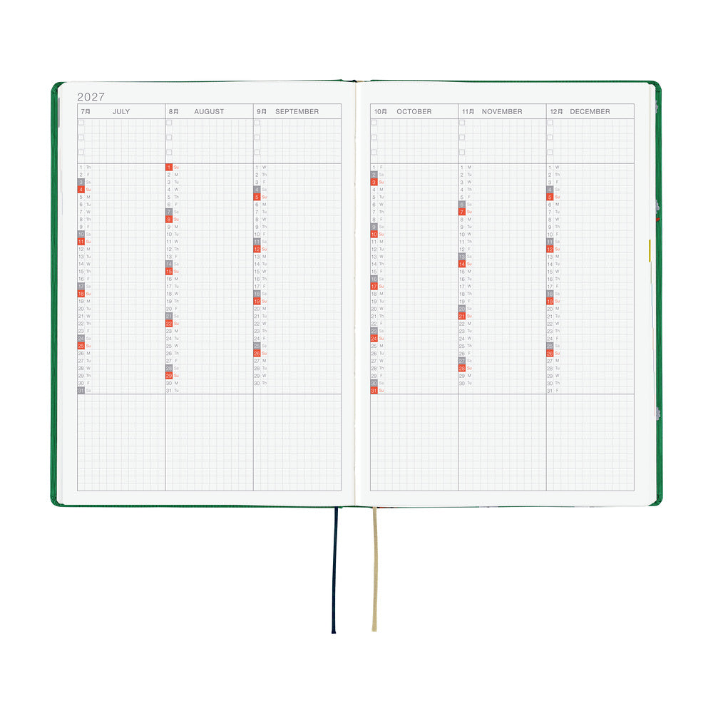 Hobonichi 2027 A5 Techo HON - Bow & Tie: Sheep Sheep Sheep