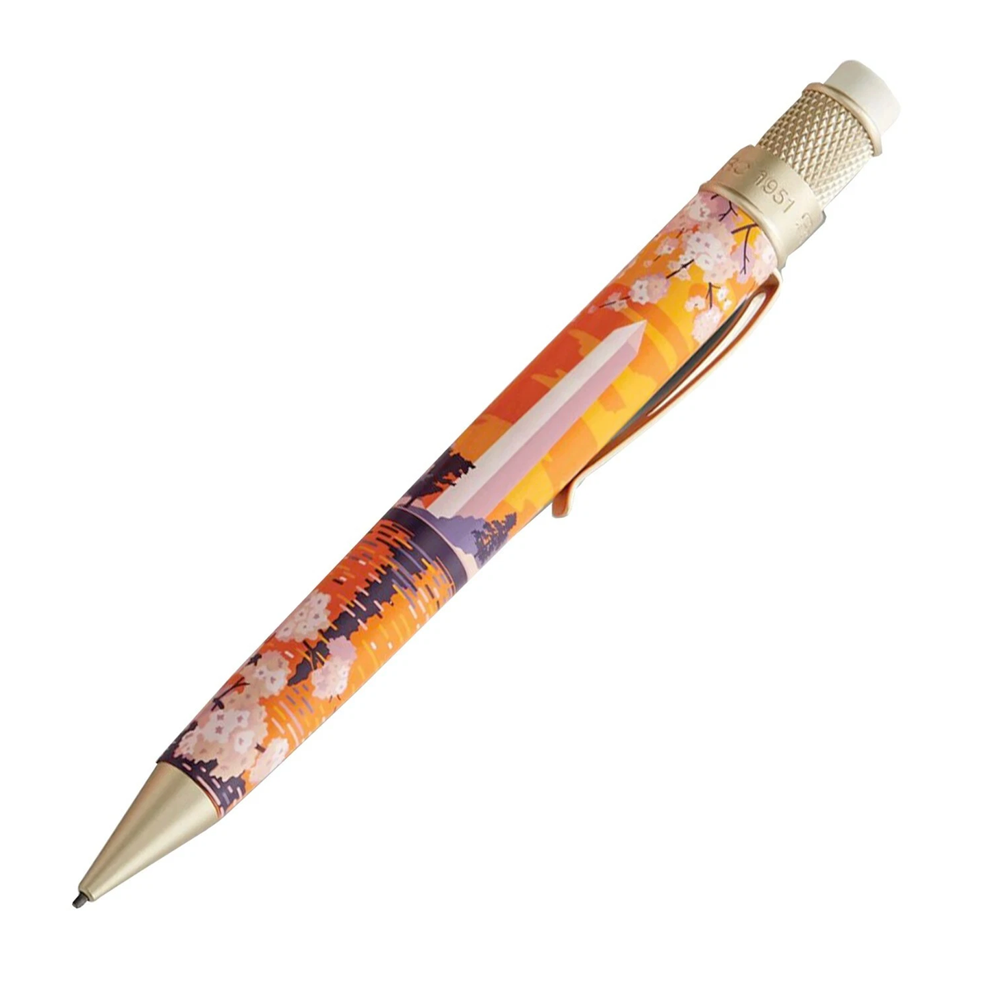 Retro 51 Collection Pencil - Cherry Blossom 2021 (Fahrney's Exclusive) - Open Tube