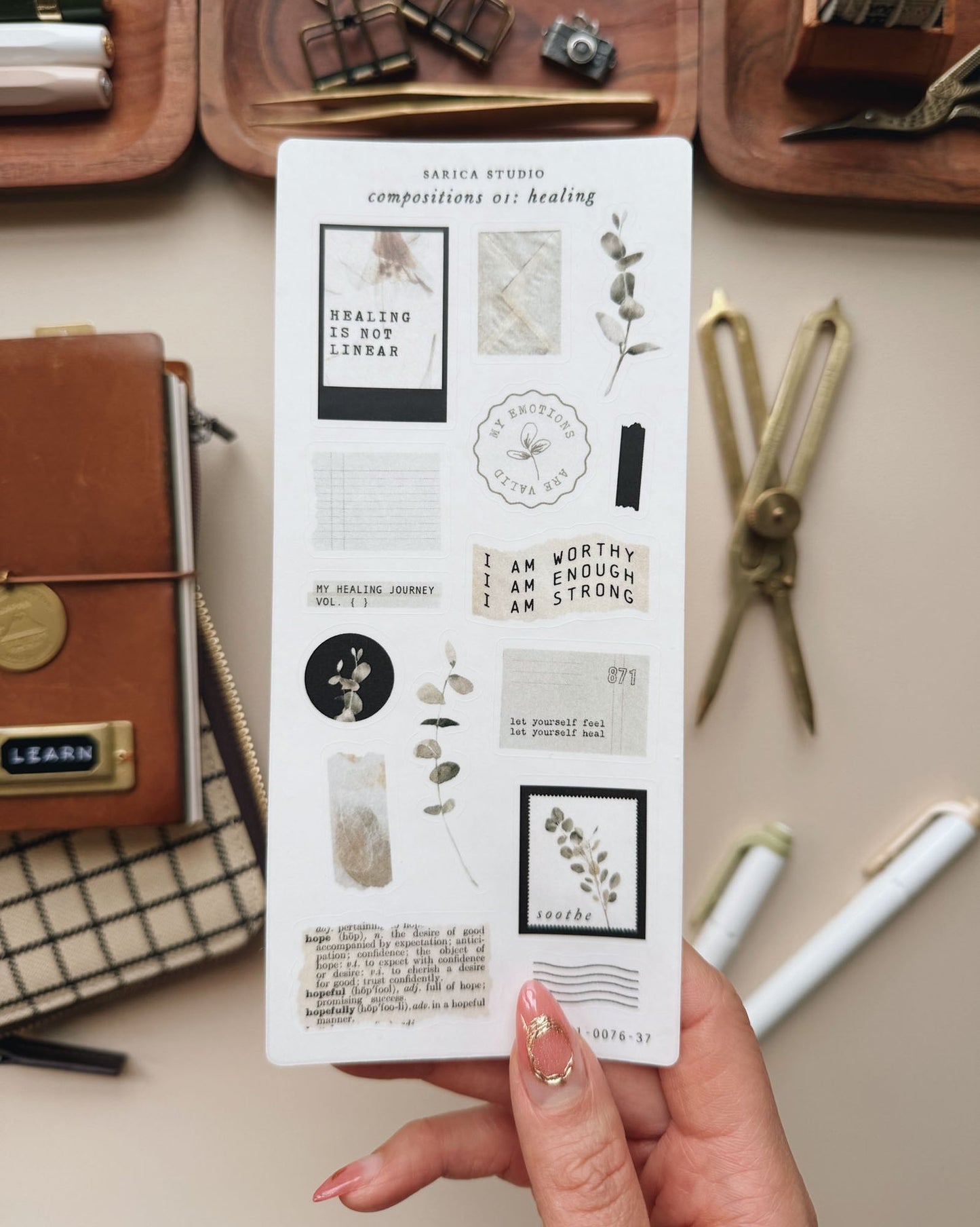 Sarica Studio Stickers - Compositions: 01 Healing