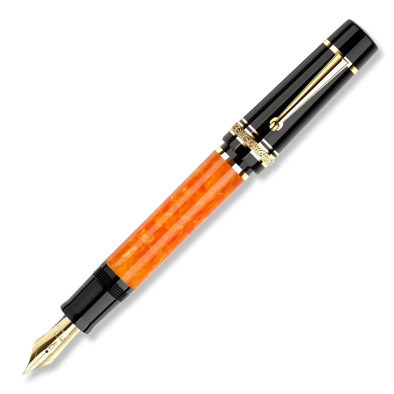 Delta DV Original Oversize Fountain Pen with Gold Trim (Cartridge