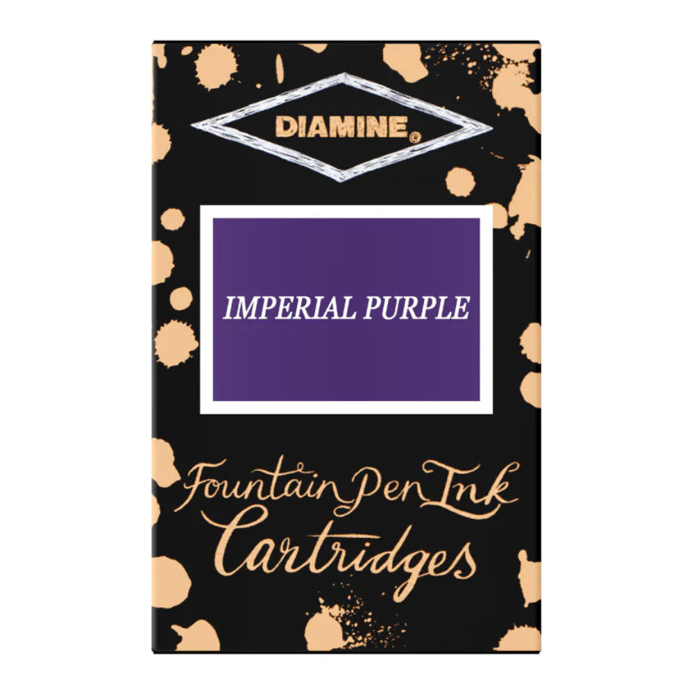 Diamine Imperial Purple Ink Cartridges (Set of 18)