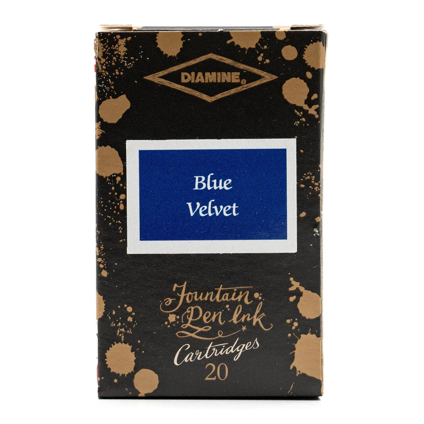 Diamine Blue Velvet Ink Cartridges (Set of 20) - 150th Anniversary