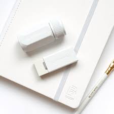 Blackwing Soft Handheld Eraser + Holder - White