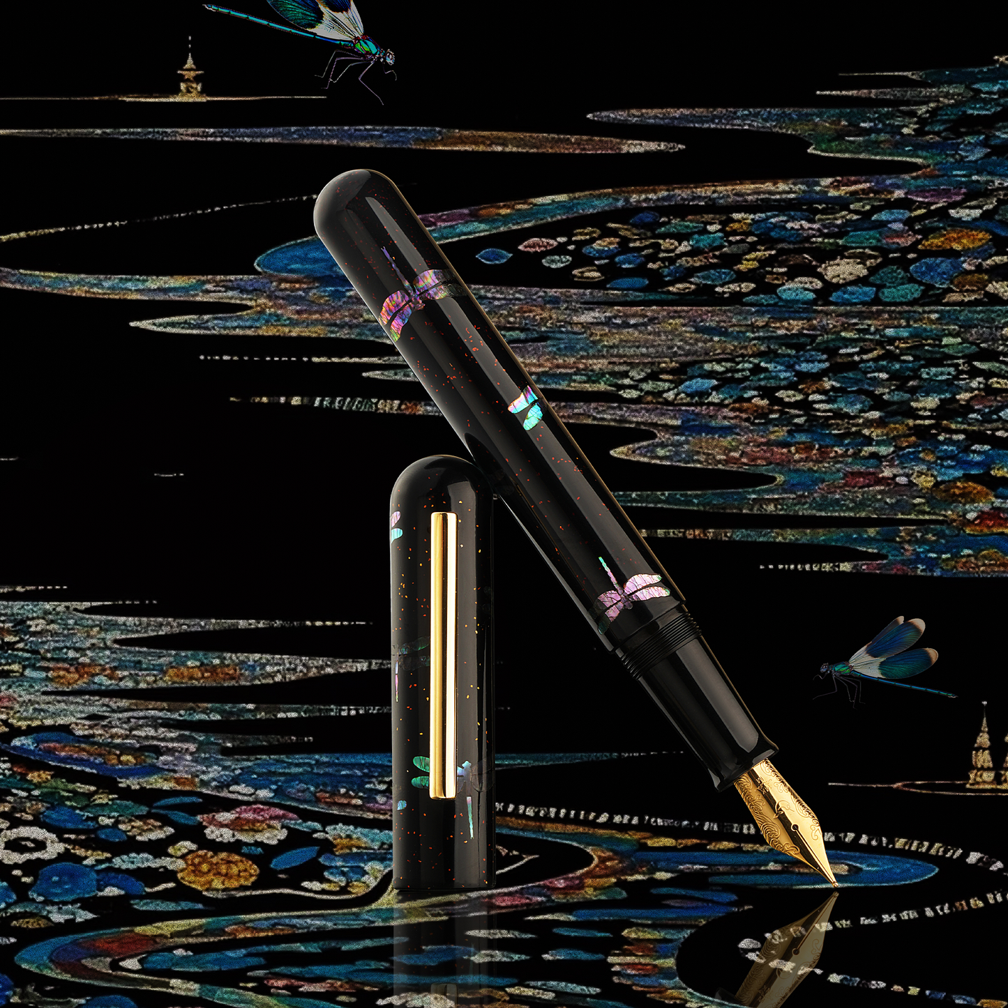 Nahvalur IKKAKU Fountain Pen - Dragonfly