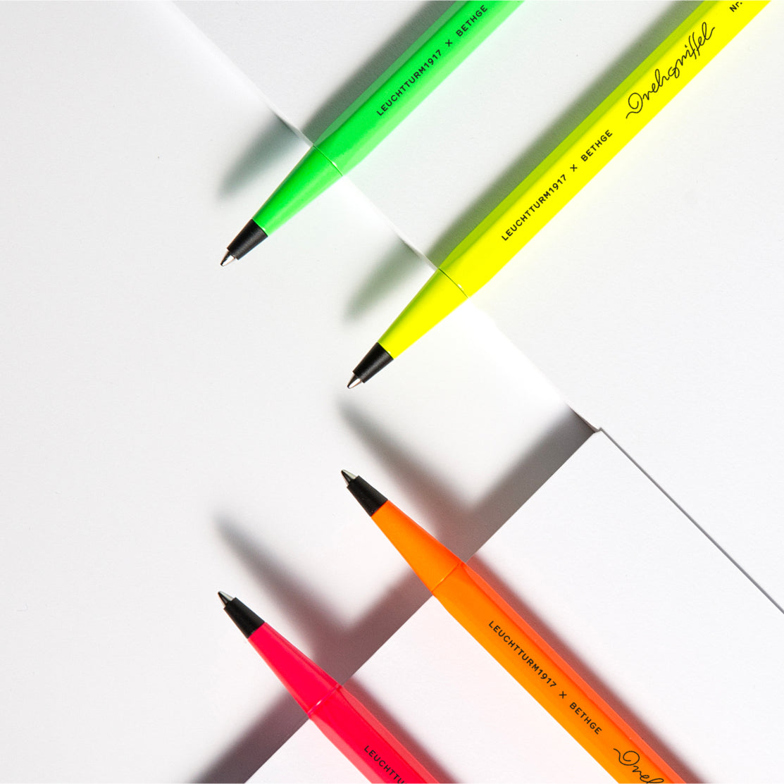 Leuchtturm1917 x Bethge Drehgriffel Nr. 1 Luminous Edition Ballpoint - Yellow (Limited Edition)