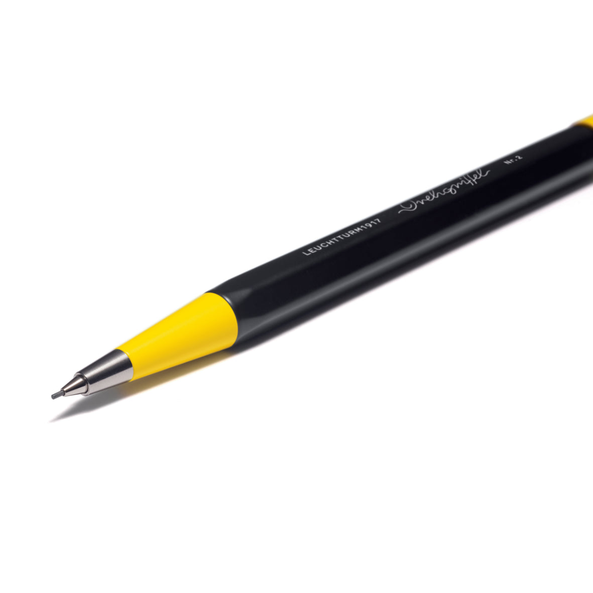 Leuchtturm1917 Drehgriffel Nr. 2 Bauhaus Edition Pencil (.7mm) - Black/Lemon
