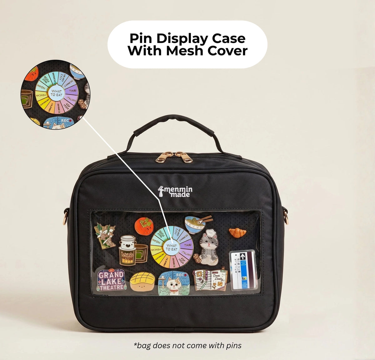 Menmin Made Ultimate Stationery Journal Bag - Black