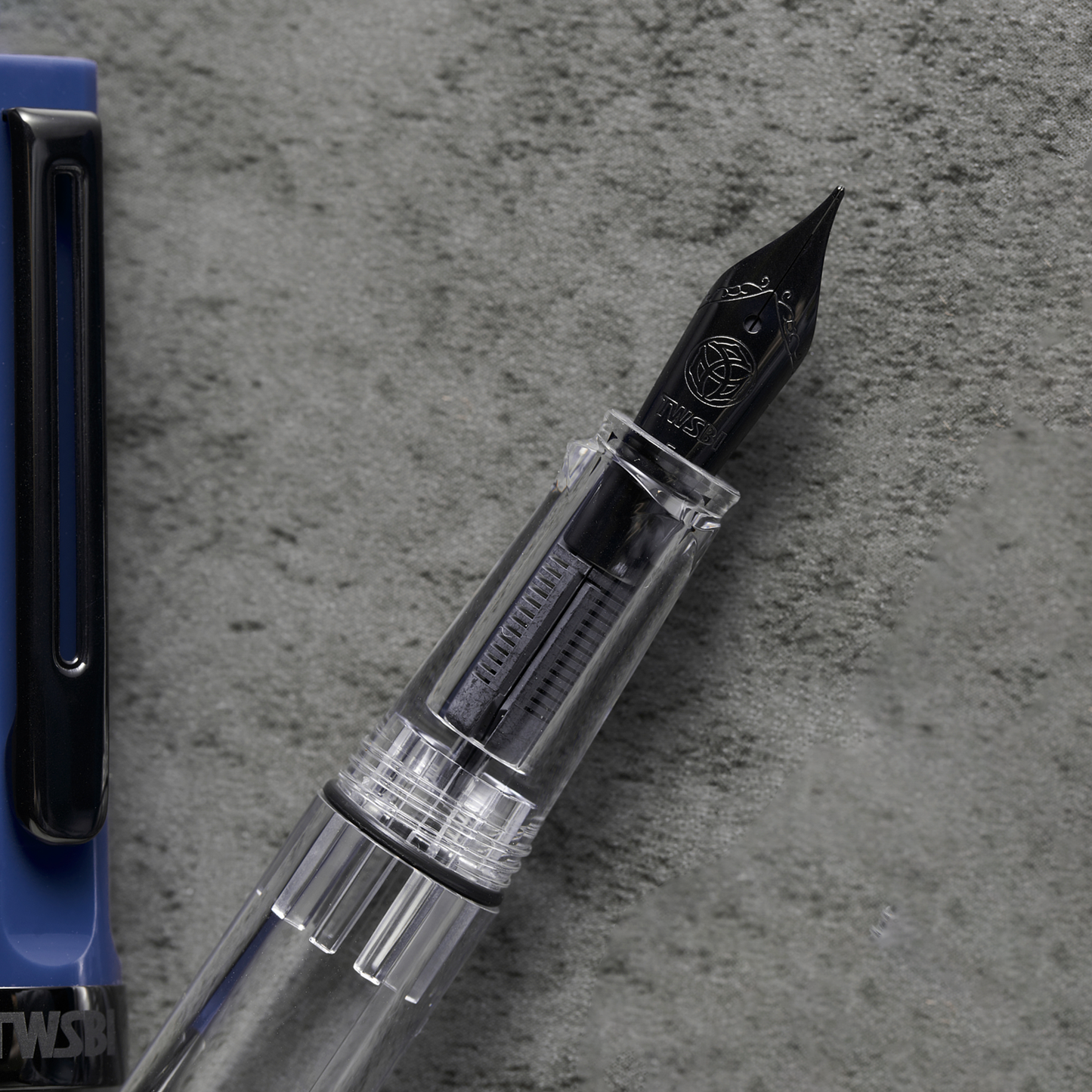TWSBI ECO Fountain Pen - Slate Blue with Onyx Trim