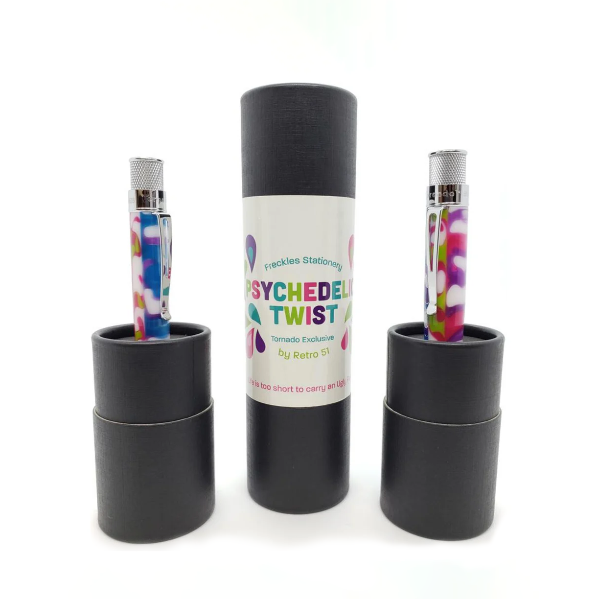 Retro 51 Collection Tornado Big Shot Rollerball - Freckles Psychedelic Twist (Proof)