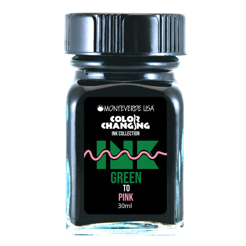 Monteverde Green to Pink (30ml) Bottled Ink (Color Changing Ink)