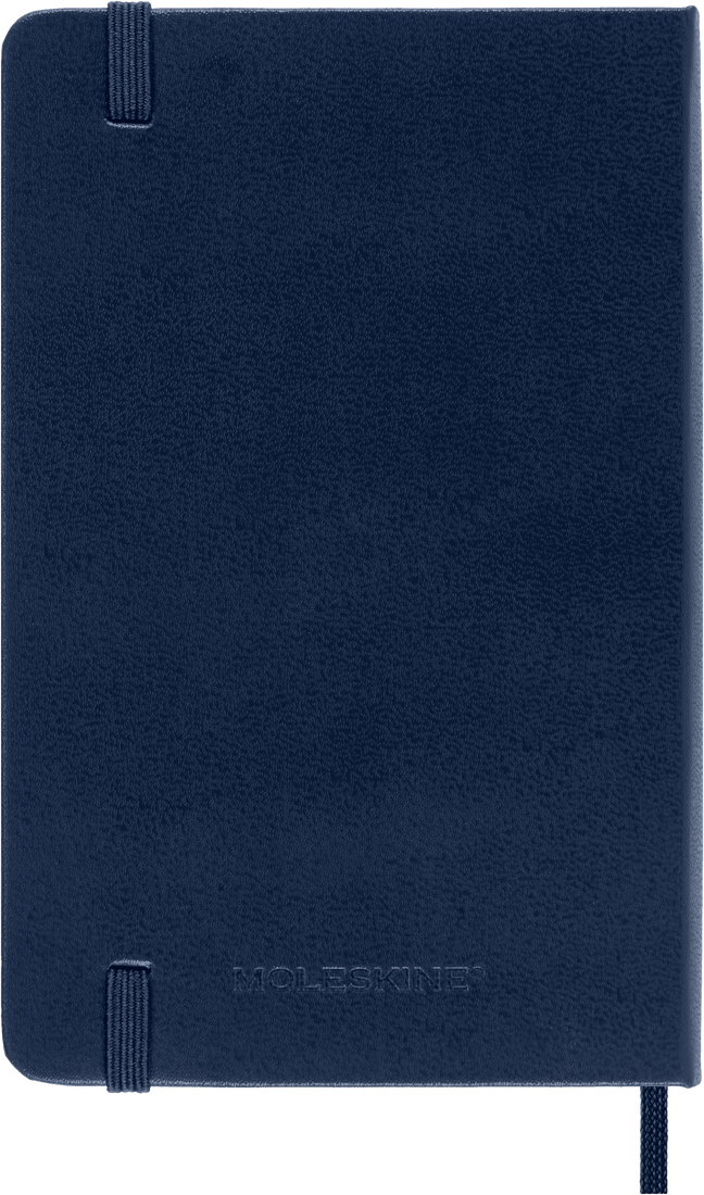 Moleskine Pocket Hardcover Classic Ruled Notebook - Sapphire Blue
