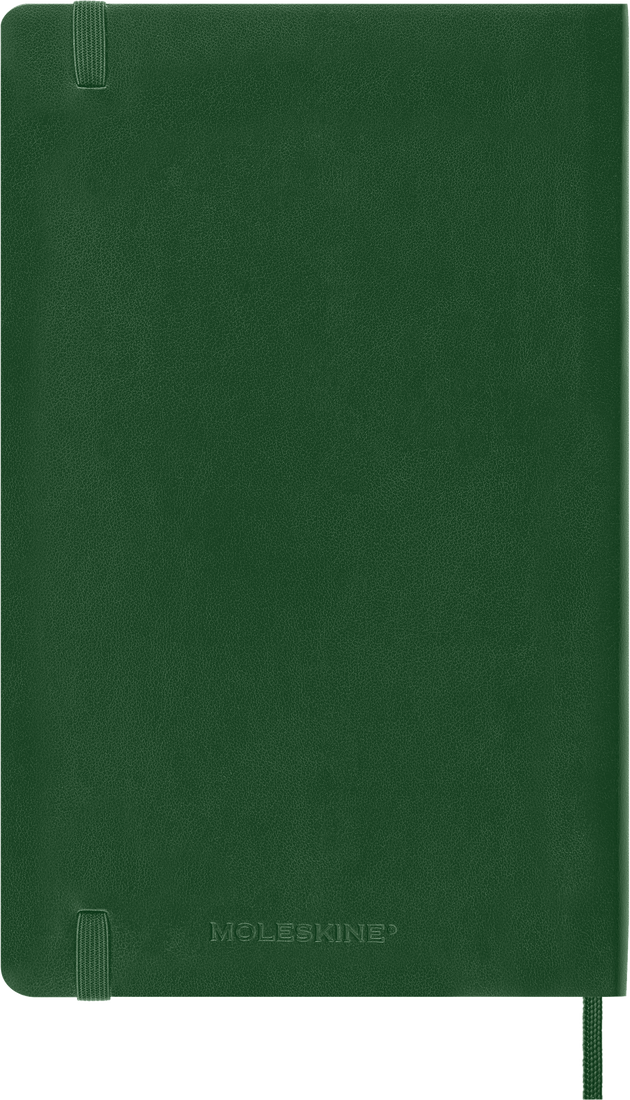 Moleskine Large Softcover Classic Plain Notebook - Myrtle Green