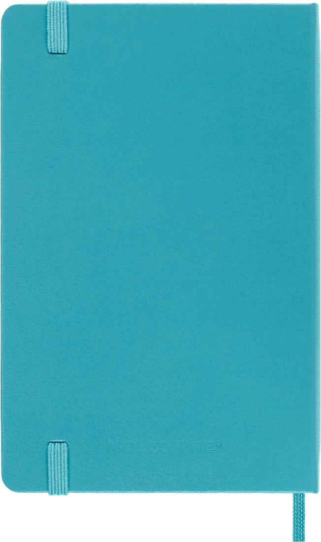 Moleskine Pocket Hardcover Classic Ruled Notebook - Reef Blue