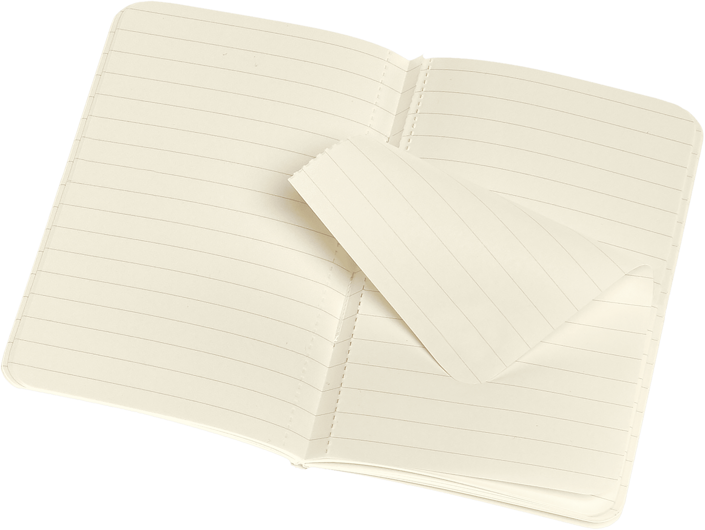 Moleskine XS Softcover Volant Ruled Journals - Coral Orange and Aquamarine Blue (Set of 2)