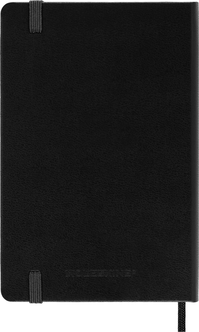Moleskine Pocket Hardcover Classic Squared Notebook - Black