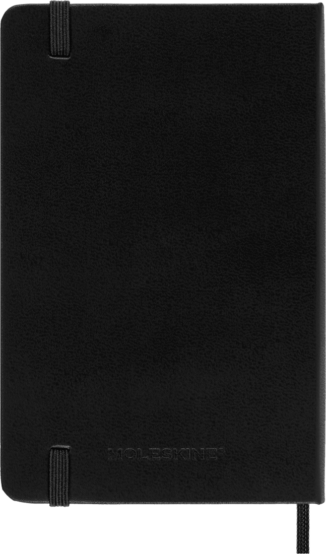 Moleskine Pocket Hardcover Classic Plain Notebook - Black