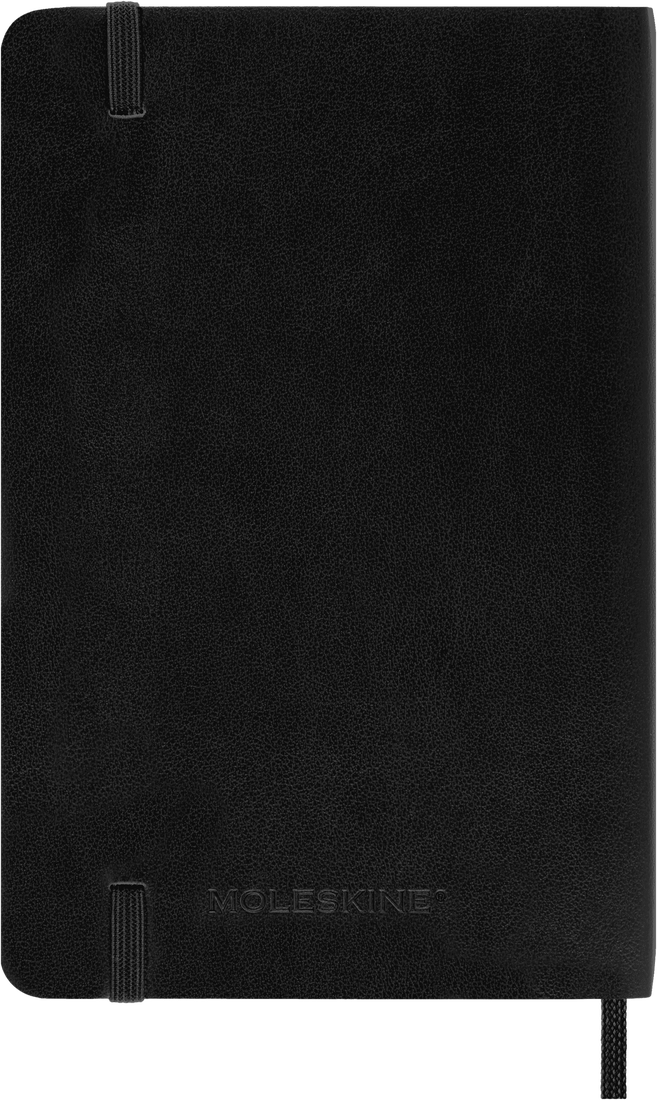 Moleskine Pocket Softcover Classic Plain Notebook - Black
