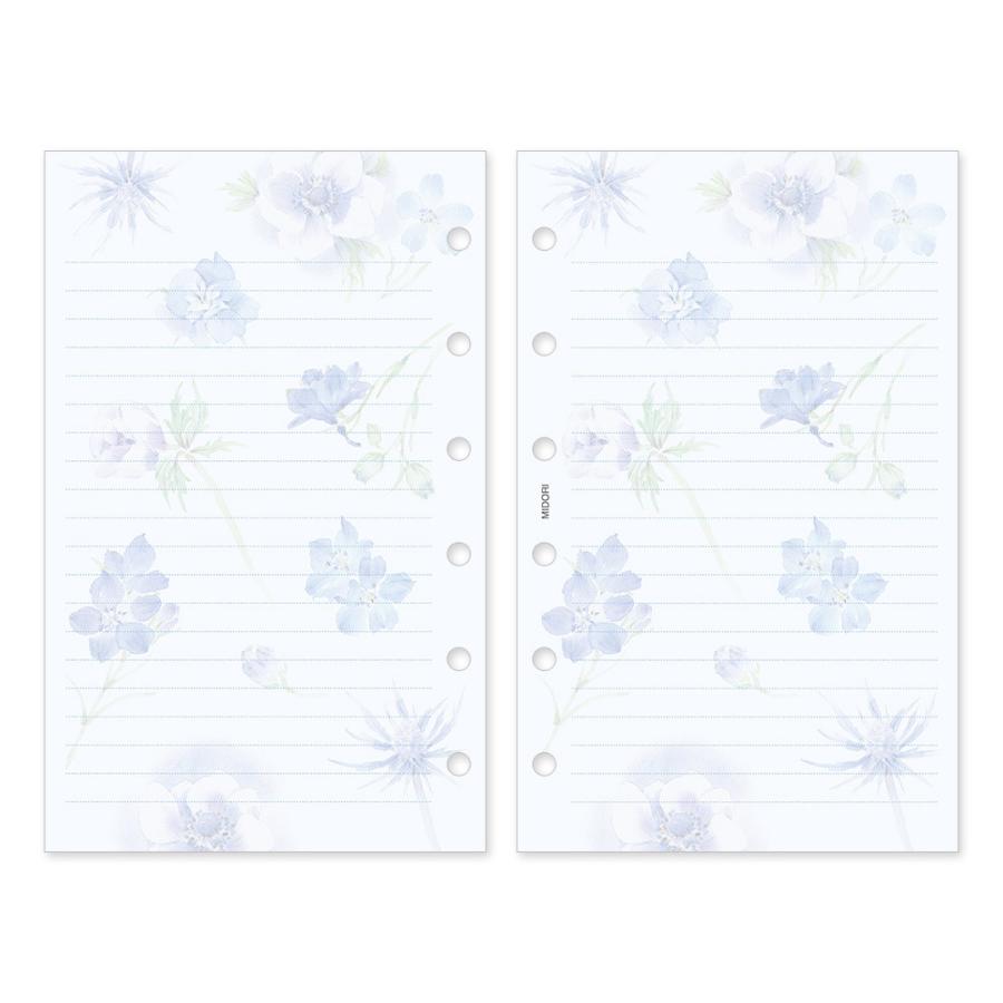 Midori 2026 B7 Planner Monthly Refill - Country Time Flowers