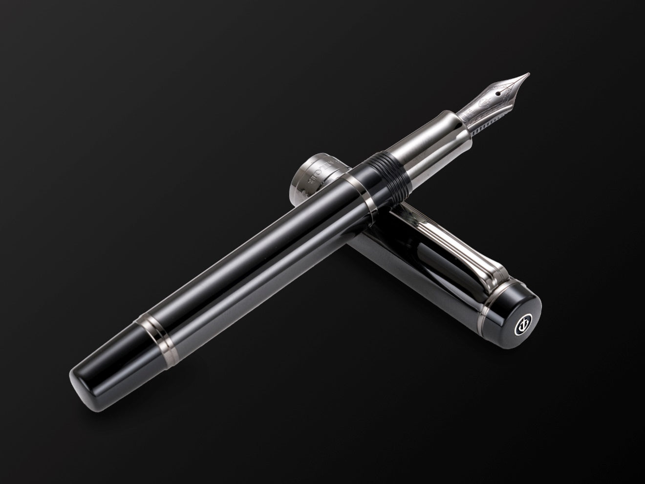Sailor CYLINT Fountain Pen - Black Stainless Steel