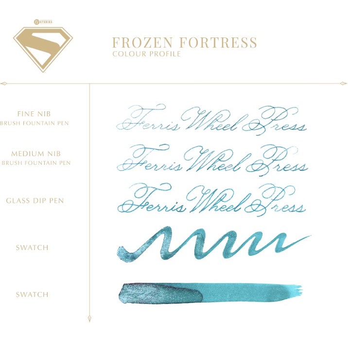 Ferris Wheel Press Superman Frozen Fortress (10ml) Bottled Ink