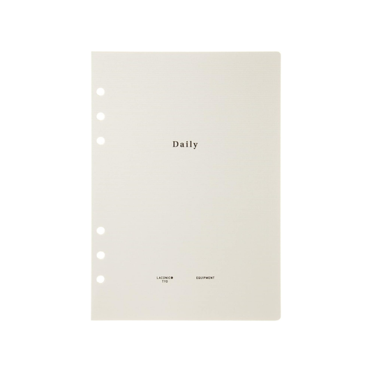 Laconic Style Notebook Refill - Daily