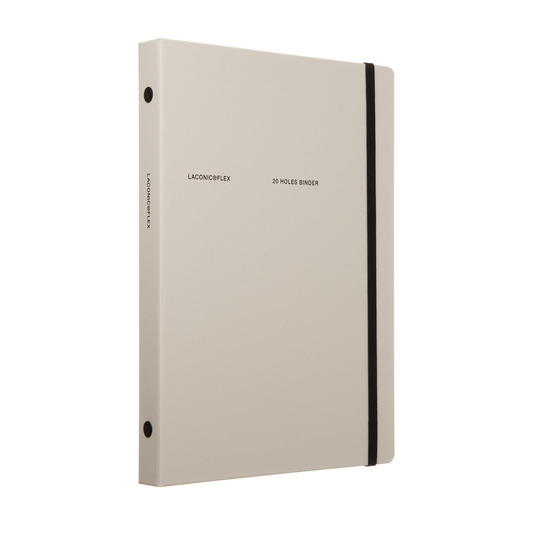 Laconic A5 Flex 20 Ring Binder - Beige