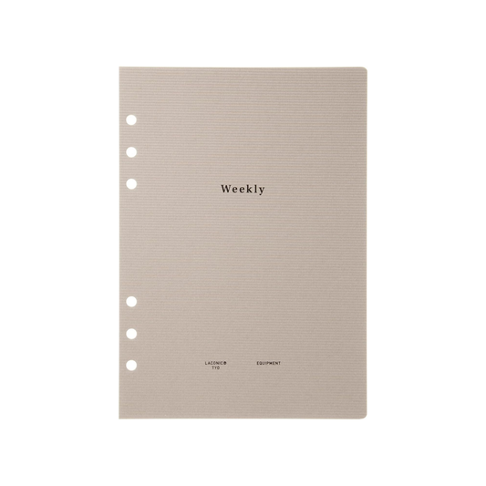 Laconic Style Notebook Refill - Weekly