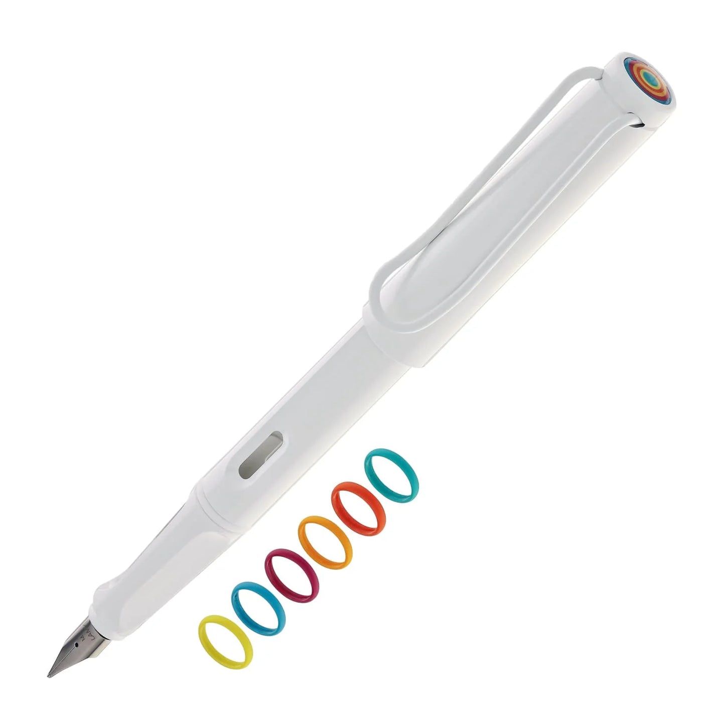 LAMY safari Multi-Ring Fountain Pen Set - White (Special Edition)