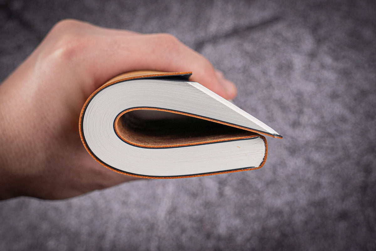 Galen Leather A6 Notebook - Crazy Horse Brown (Tomoe River Paper)