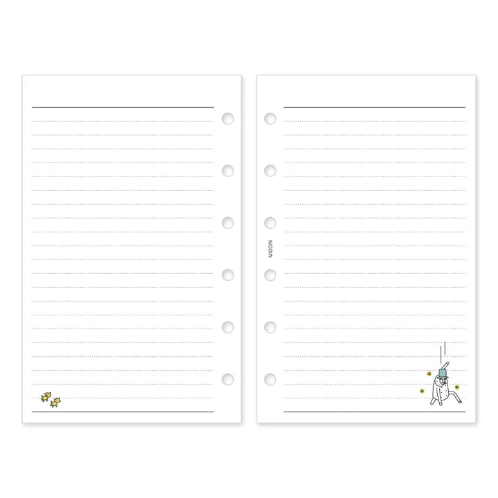 Midori 2026 B7 Planner Monthly Refill - Ojisan