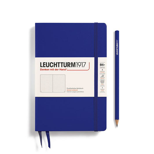 Leuchtturm1917 Paperback B6+ Hardcover Dotted Notebook - Ink