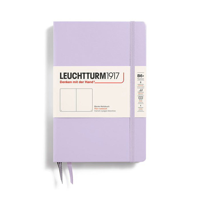 Leuchtturm1917 Paperback B6+ Hardcover Plain Notebook - Lilac