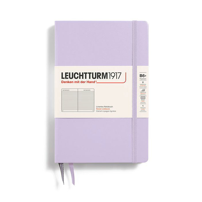 Leuchtturm1917 Paperback B6+ Hardcover Ruled Notebook - Lilac