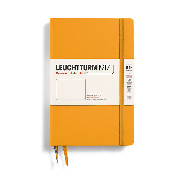 Leuchtturm1917 Paperback B6+ Hardcover Plain Notebook - Rising Sun