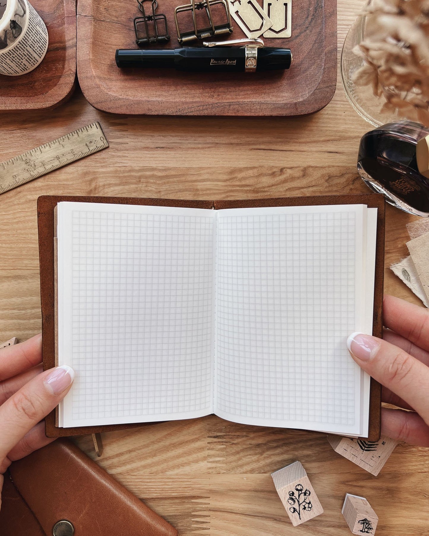 Sarica Studio Passport TN Notebook - Lily