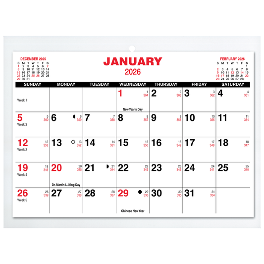Payne 2026 Easel-Back Calendar (9 x 6.5)