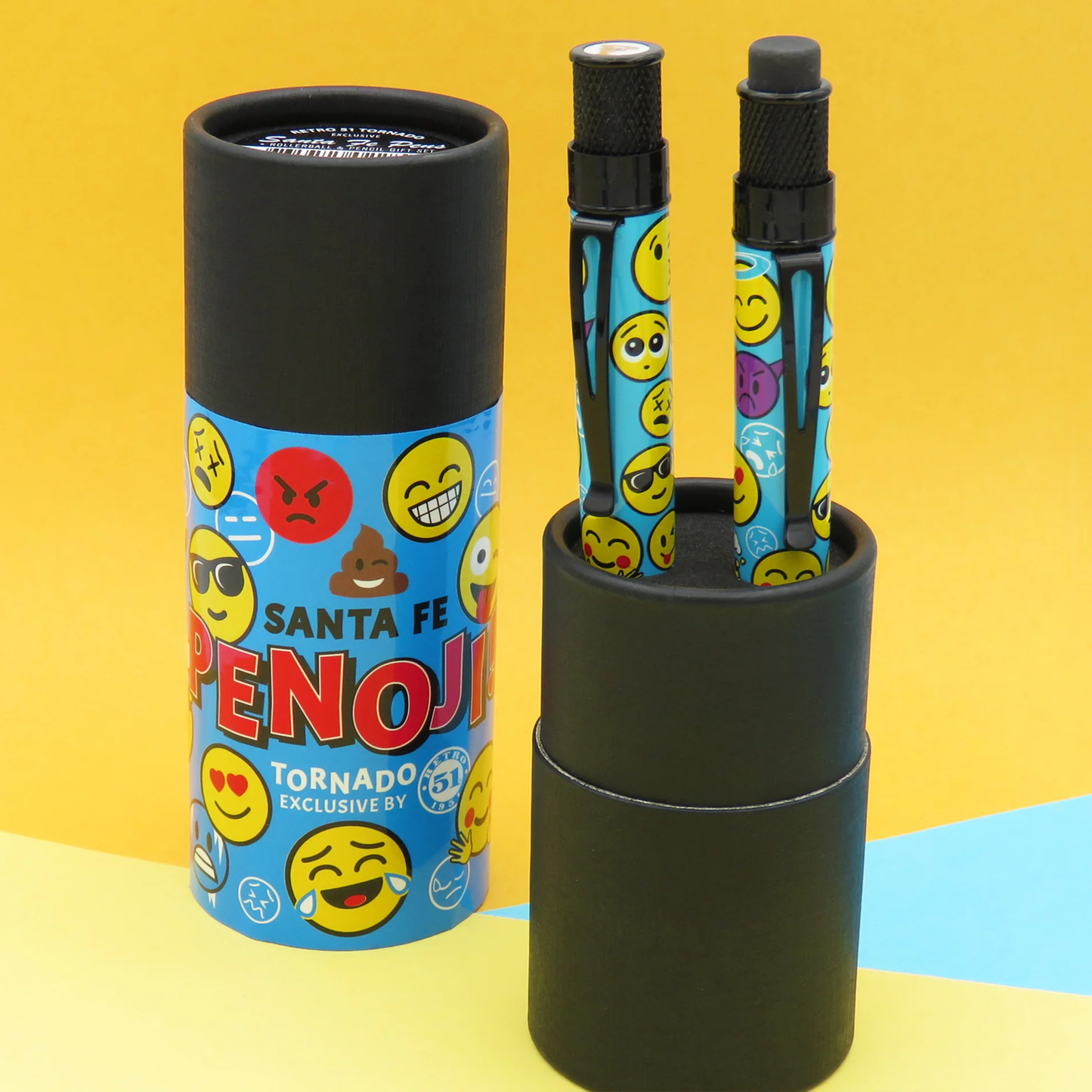 Retro 51 Collection Tornado Rollerball & Pencil Gift Set - Penoji (Santa Fe Pens Exclusive) (A/P)