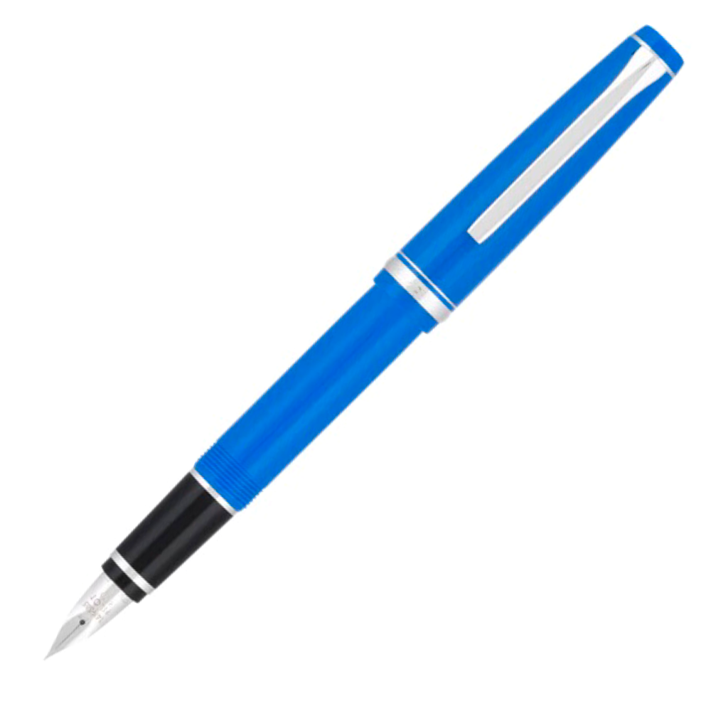 Pilot Falcon Fountain Pen - Blue with Rhodium Trim