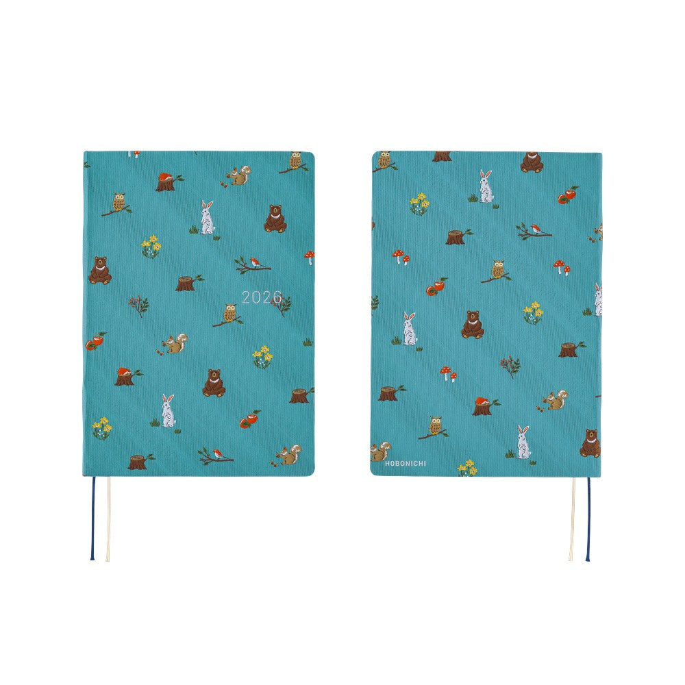Hobonichi 2026 A5 Techo HON - Bow & Tie: In the Forest