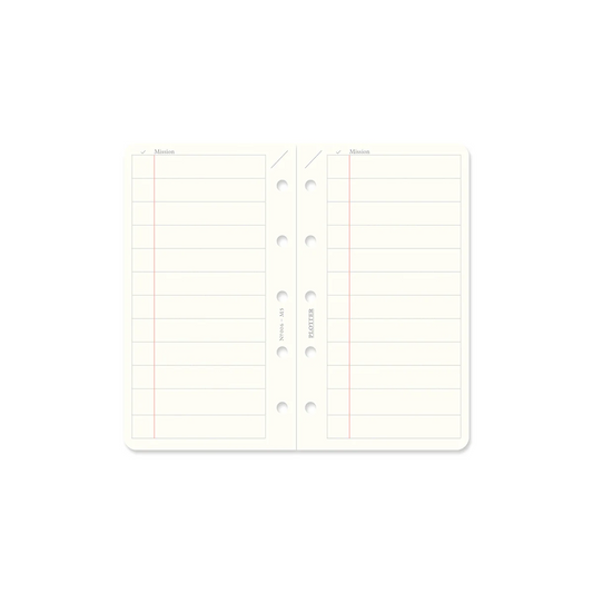 PLOTTER Refill Memo Pad To Do List (50 sheets) - Mini 5 Size