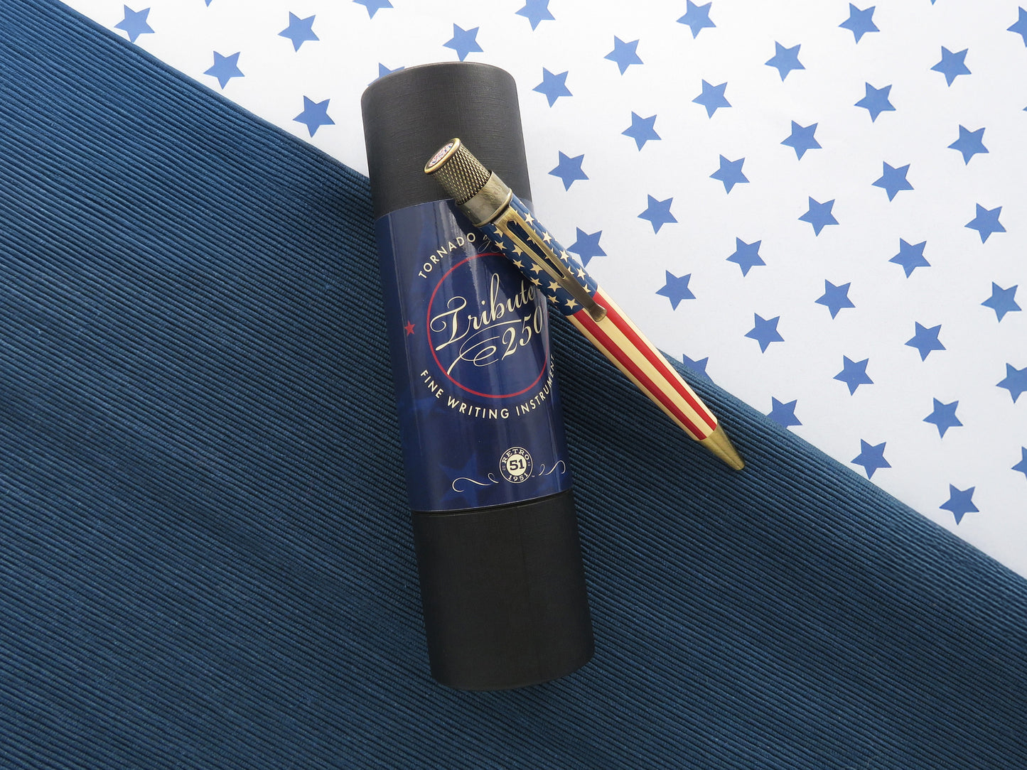 Retro 51 Tornado Rollerball - Tribute 250 (Vintage Metalsmith)