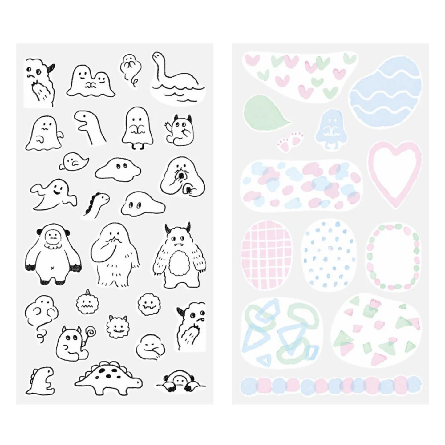 Midori Two Sheet Stickers - Monster